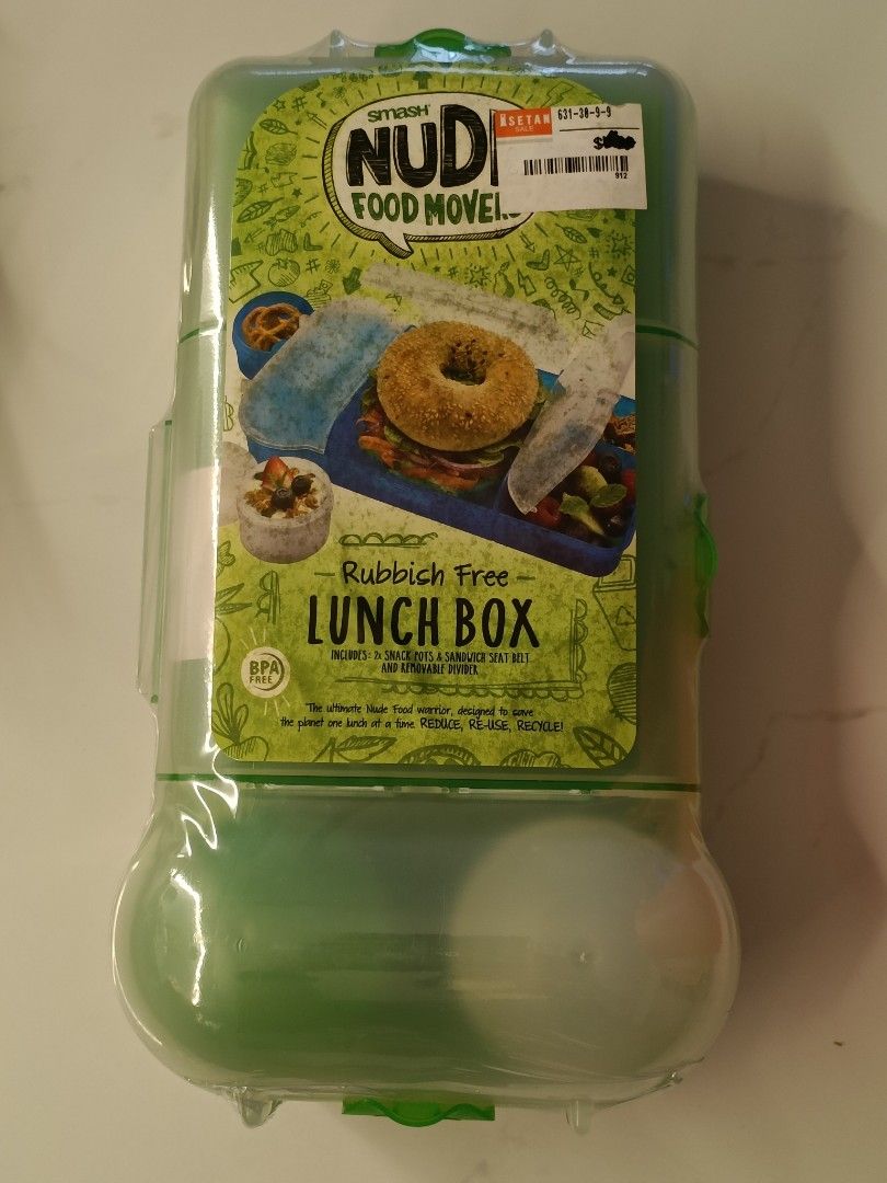 Smash Nude Food Large lunch box, Furniture & Home Living, Kitchenware ...