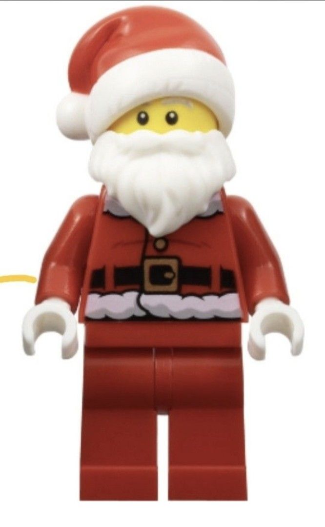 Lego Santa Claus Minifigure (Category: Lego & Building Sets) located in Makati City. Submitted by teamT (Listing ID 1421560716, Image 1). Description: - Lego Santa Claus minifigure - with Santa hat and sack Check out my page for other Lego items for sale For shipping, meetup or pickup (Makati) at buyer's expense.