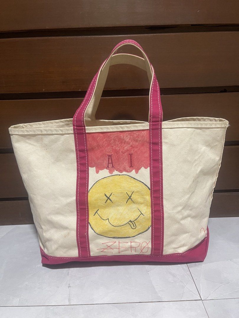 l.l.bean Boat and Tote Bag (Customized) (Category: Tote Bags) located in Bacnotan. Submitted by anosellmo (Listing ID 1421562884, Image 1). Description: Vintage L.L. Bean Tote and Boat Bag Nirvana Logo Customed .