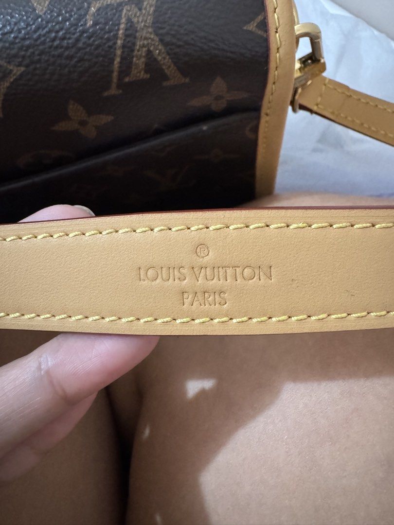 Louis Vuitton Monogram - Diane Shoulder Bag (Category: Luxury Bags & Wallets) located in Quezon City. Submitted by wanderwoman24th (Listing ID 1421543328, Image 3). Description: - Self Authenticate - Pre loved - Iconic Monogram pattern - Detachable strap with Louis Vuitton logo - Flap closure - Classic brown monogram canvas with leather - With long canvas strap.
