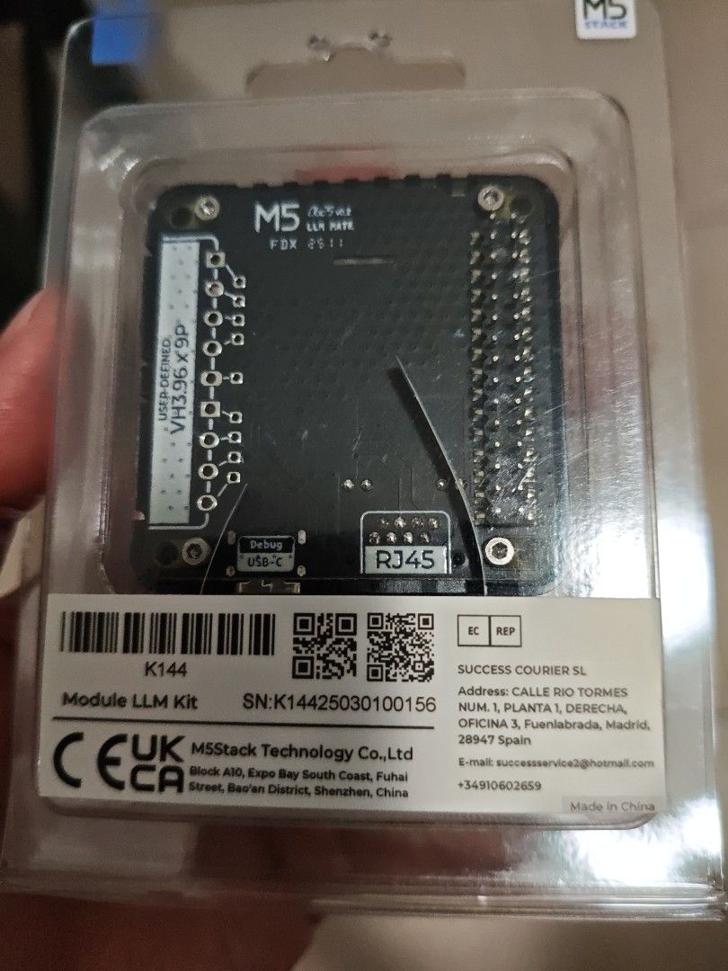 M5Stack LLM Kit Module (Category: Other Accessories) located in Singapore. Submitted by acebob (Listing ID 1421512733, Image 2). Description: .