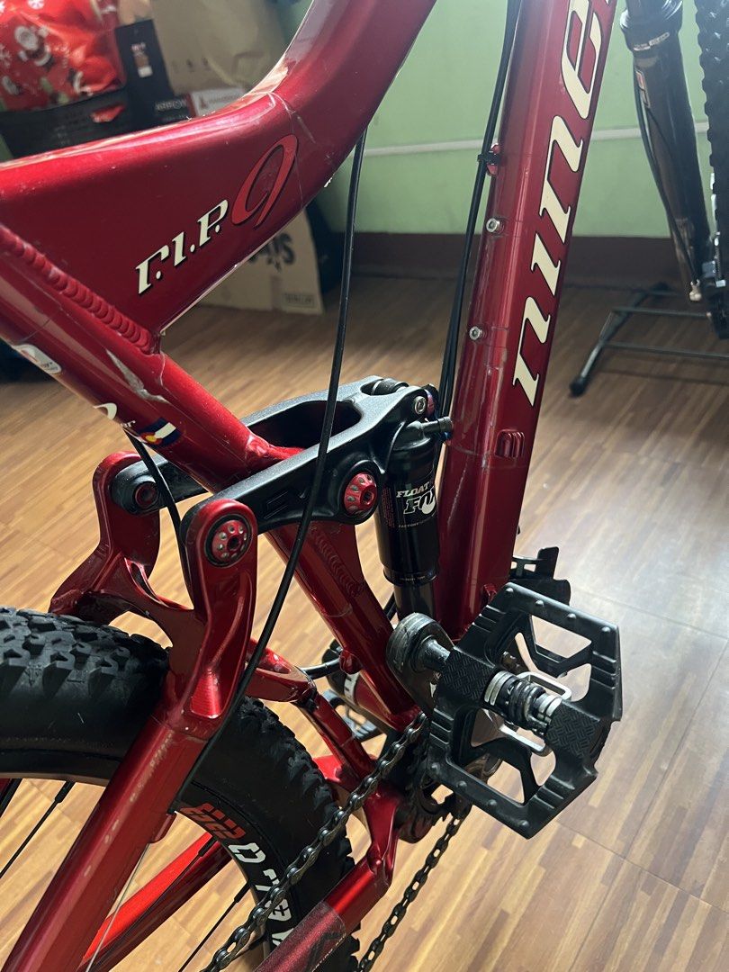 Niner rip9 Mountain Bike (Category: Bicycles) located in Manila. Submitted by olxph_58947917 (Listing ID 1421471128, Image 2). Description: BIKE FOR THE THE BIG GUYS Niner rip9 29’er medium fullsus XT gruop set straight 1 x 10 speed Thomson X4 elite 50 mm Stem Rockshox front Fox ro9 Rearshox Novatec diablo wheelset w/ Wtb 2.2 Bronson tires Novatec hub Ks sten dropper seatpost Crank brothers pedal Easton grip Thomson Carbon Handle bar Used but in 