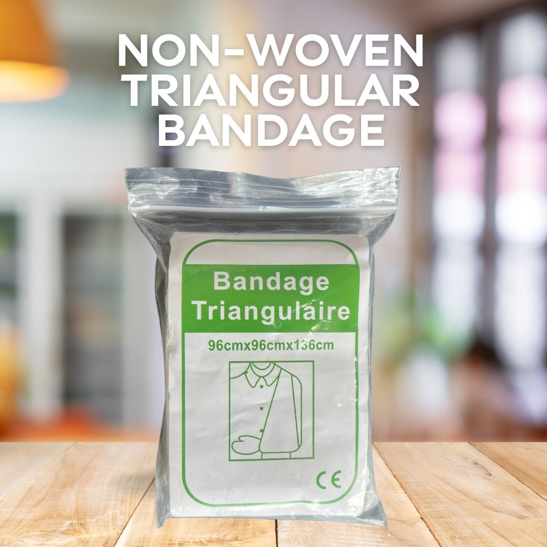 NON-WOVEN TRIANGULAR BANDAGE DISPOSABLE TRIANGULAR BANDAGE (Category: Medical Supplies & Tools) located in Quezon City. Submitted by dxsshop002 (Listing ID 1421489914, Image 1). Description: .