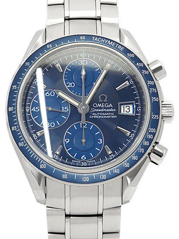 OMEGA Speedmaster Date Automatic 3212.80 Men's Automatic Watch (Category: Men's Watches) located in Las Pinas. Submitted by daisuki_japan_luxury_by_reiko (Listing ID 1421464526, Image 1). Description: Name Speedmaster Date Automatic Model number 3212.80(3212-80) year model not clear type Men's color blue kinds Automatic watches Day difference (flat) +8 seconds (varies depending on usage) Material Stainless steel/glass windshield size Case diamete