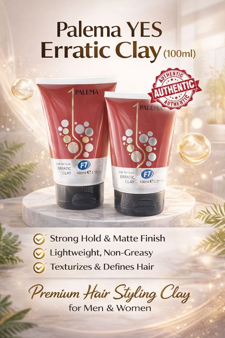 Palema YES Erratic Clay (100ml) - Authentic X 2, Beauty & Personal Care ...