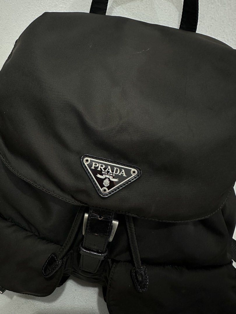 Prada Nylon Backpack (Category: Luxury Bags & Wallets) located in Manila. Submitted by spiceverythingnice (Listing ID 1421600286, Image 3). Description: 100% Authentic Prada Nylon backpack.