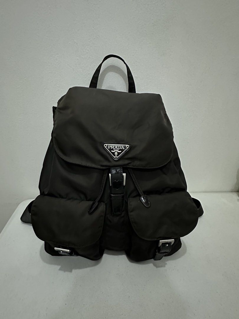 Prada Nylon Backpack (Category: Luxury Bags & Wallets) located in Manila. Submitted by spiceverythingnice (Listing ID 1421600286, Image 1). Description: 100% Authentic Prada Nylon backpack.