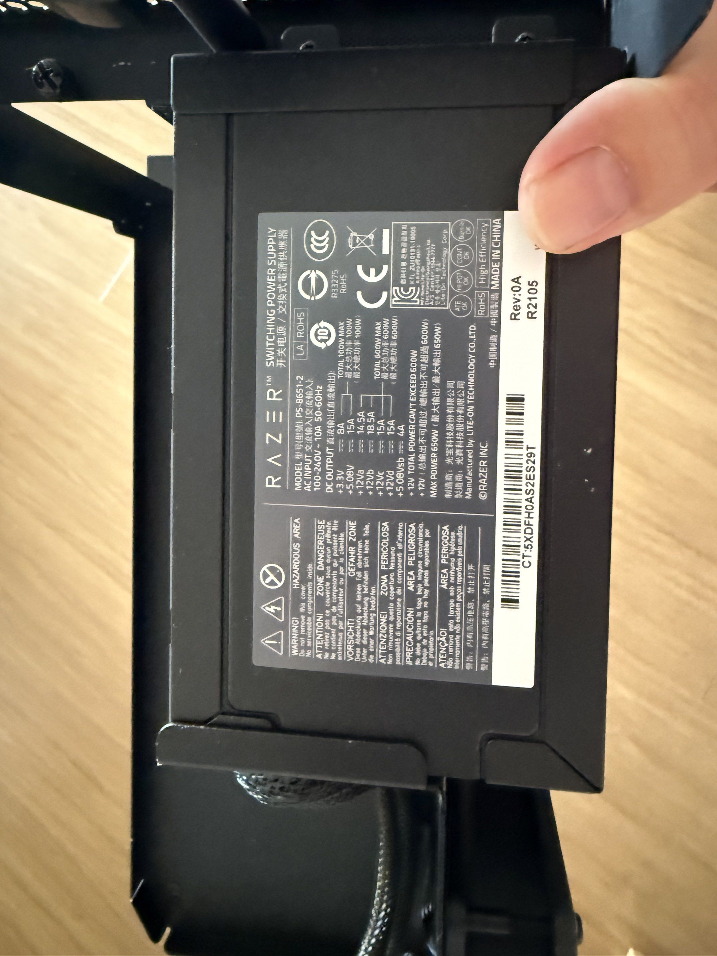 Razer Core X eGPU Enclosure65561371560066112