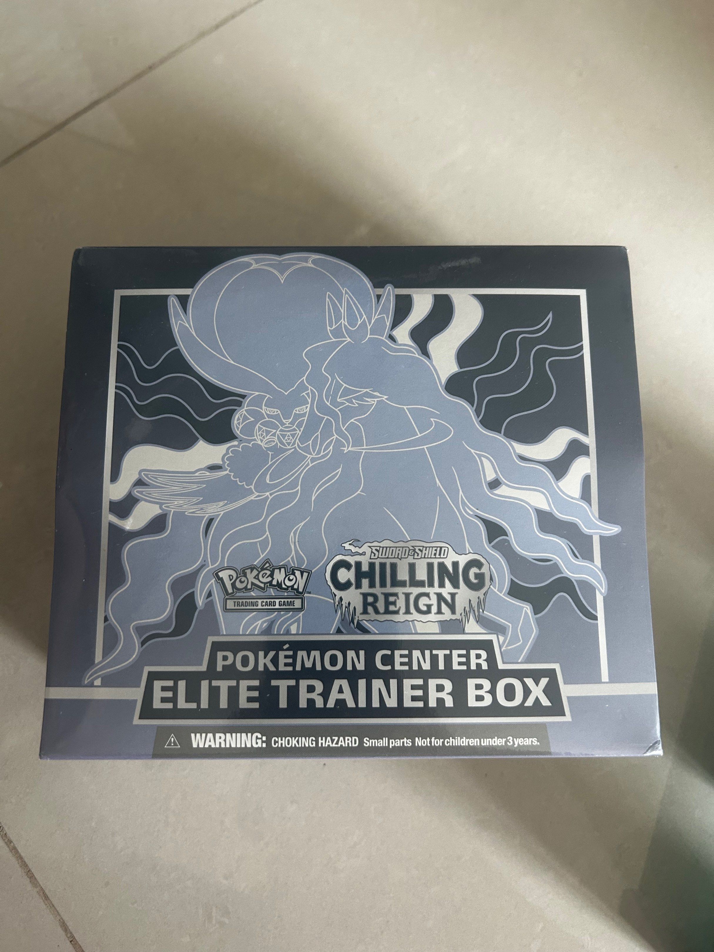 Sealed Pokemon Center Exclusive Chilling Reign Shadow Rider Error ETB ...