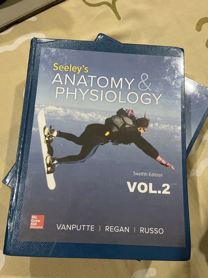 Seeley's Anatomy & Physiology (12th ed) (Category: Textbooks) located in San Jose del Monte. Submitted by chiynn (Listing ID 1421606742, Image 2). Description: - Reprint - Hardbound - clean and neat - No highlights and writings - Still like new - never nabasa - bought during pandemic/online class - orig price: ₱2,000+ negotiable!.