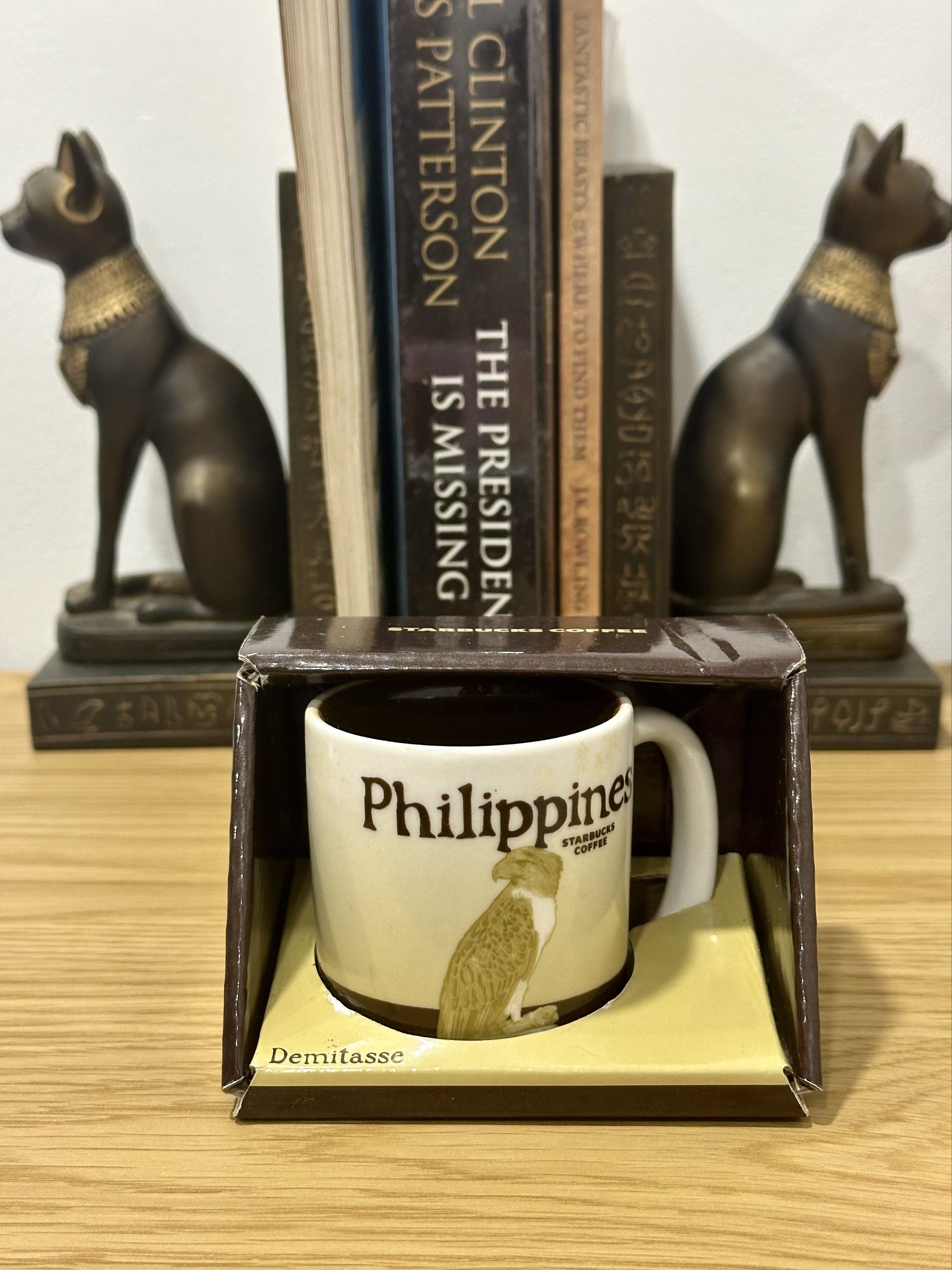 Starbucks Philippines Demitasse Mug (Category: Coffee & Tea Tableware) located in Makati City. Submitted by sachi323 (Listing ID 1421463970, Image 1). Description: -Rare Single Starbucks Philippines demitasse mug. -It comes in its original box. .