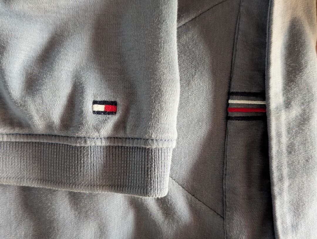 Tommy Hilfiger Polo Shirt (Category: Tshirts & Polo Shirts ) located in Manila. Submitted by fromsiah (Listing ID 1421564194, Image 3). Description: Pre-owned Tommy Hilfiger Blue Grayish Polo Shirt SIZE: Medium on tag DIMENSIONS: Width - 22.5in Length - 26.5in CONDITION: 8.5/10 ISSUE: Signs of usage, loose stitch on tag, altered Color may vary due to lighting.