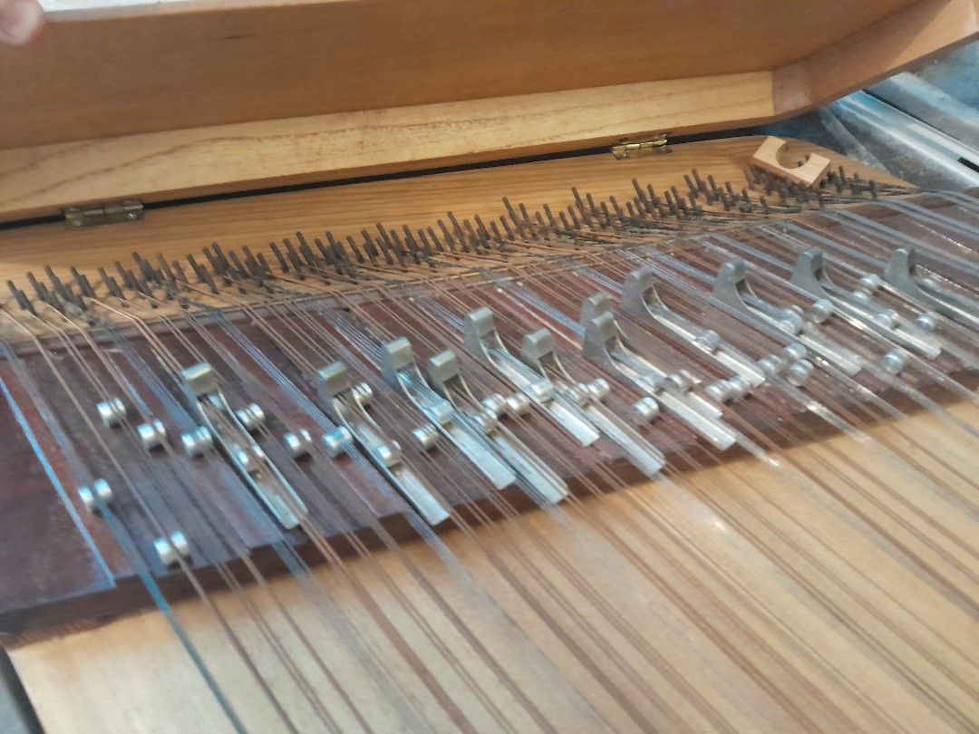 Yangpin Instrument Yangqin, traditional Chinese hammered dulcimer with Case, Hobbies ...