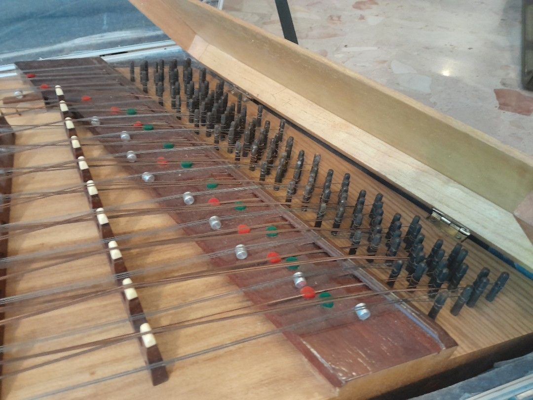Yangpin Instrument Yangqin, traditional Chinese hammered dulcimer with Case, Hobbies ...