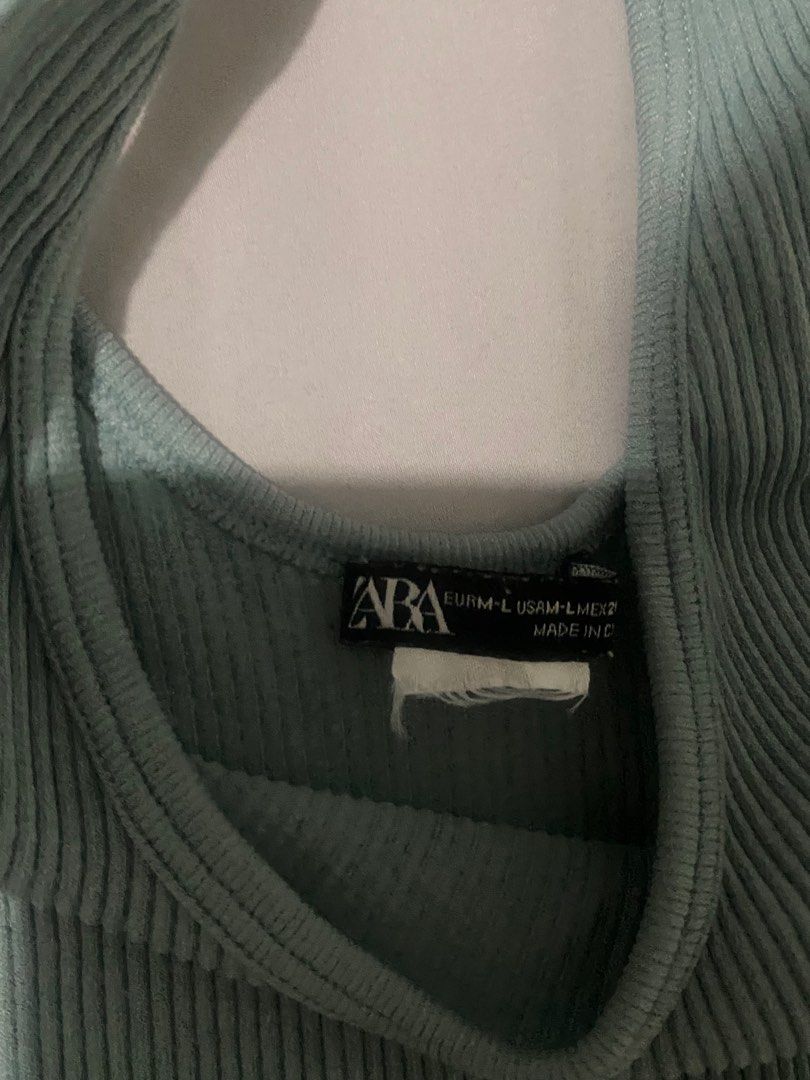 Zara Ribbed Bodysuit (Category: Others Tops) located in Manila. Submitted by brandedclothes (Listing ID 1421599942, Image 3). Description: Fits small to medium.