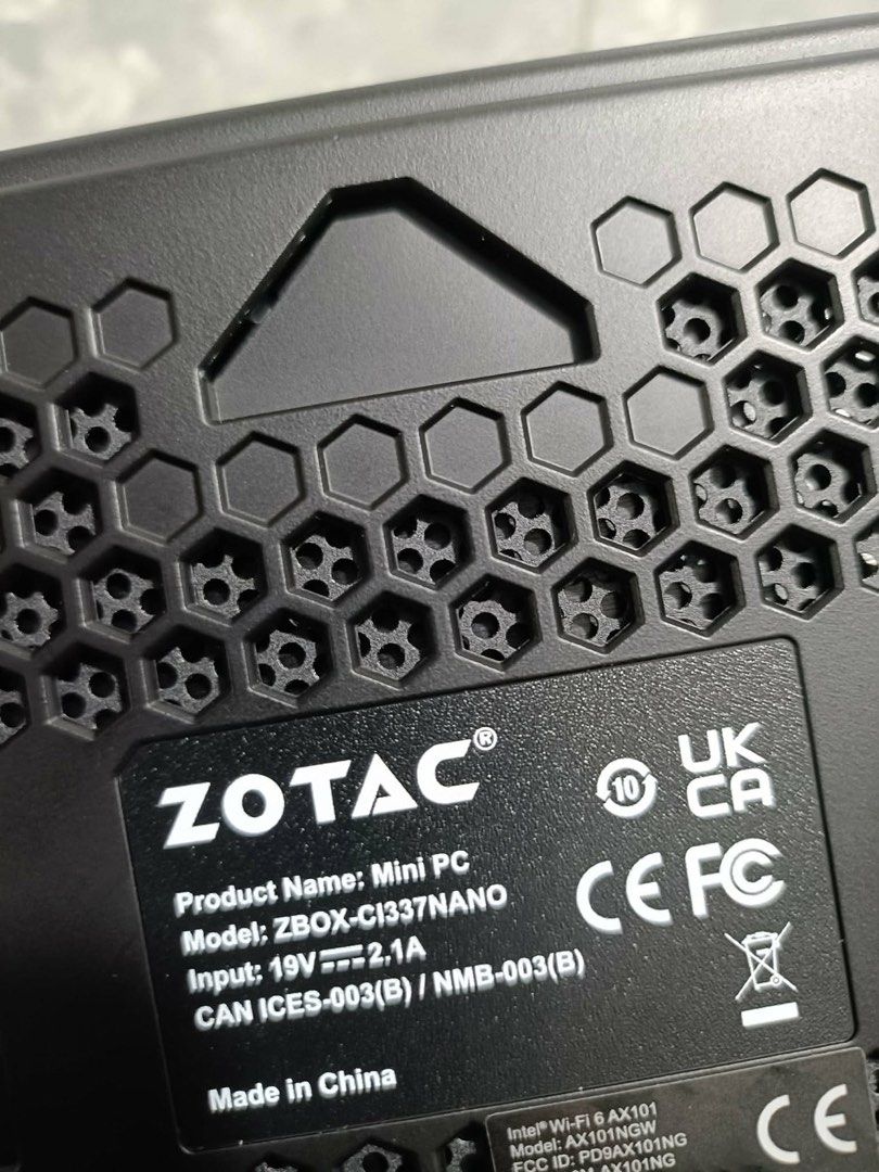 ZOTAC ZBOX-CI337NANO Mini PC (Category: Desktops) located in Manila. Submitted by trvpspxt (Listing ID 1421527989, Image 3). Description: 20PCS ZOTAC N100 BRANDNEW WITH BOX DDR5 SUPPORT MINI PC BAREBONE LATEST MODEL ALL BRAND NEW WITH ADAPTOR GOODS FOR COMPANY OFFICE 💯 SCHOOL & PERSONAL USE DIRECT PM BUYERS 12,000.
