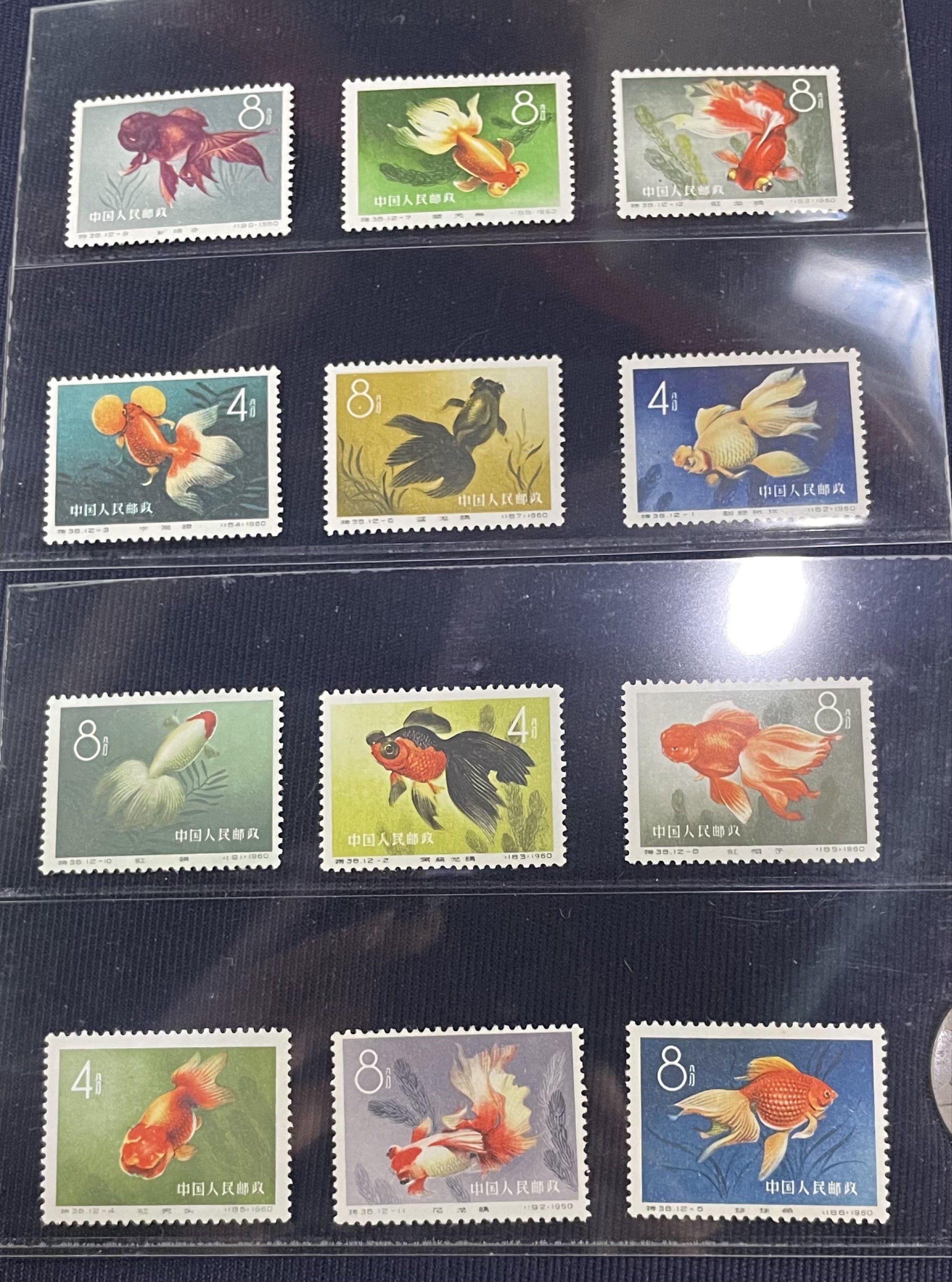 特38 12種完 金魚シリーズ 0 Yahoo!オークション -「中国 中国切手