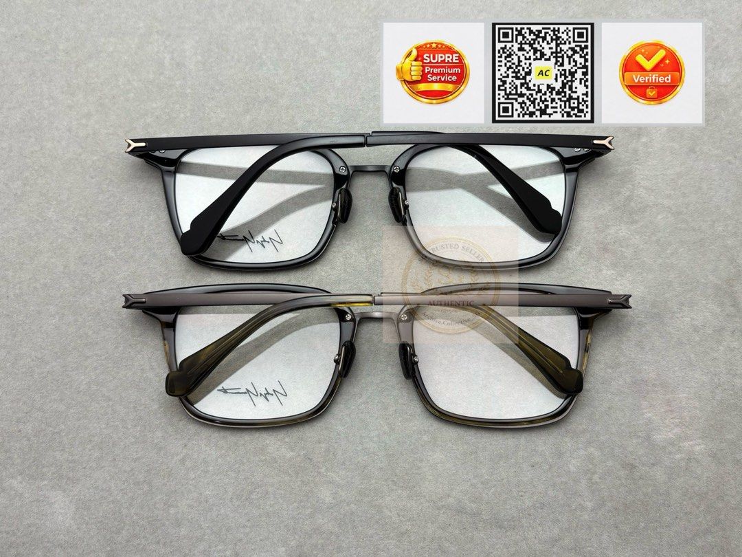 ✧✧ Yohji Yamamoto Eyewear Optical Glasses / Sunglasses / Spectacle / Spectacles — Unisex | Woman | Man •Colour variations available •Authentic •Model: EMPOWER •Size: 53-22-145 mm (Category: Sunglasses & Eyewear) located in Singapore. Submitted by archive.collective_sg (Listing ID 1421646813, Image 2). Description: ✅Personalised ( Prescription ) Lens Service To ensure both comfort and clarity, frames can be professionally fitted with lenses suited