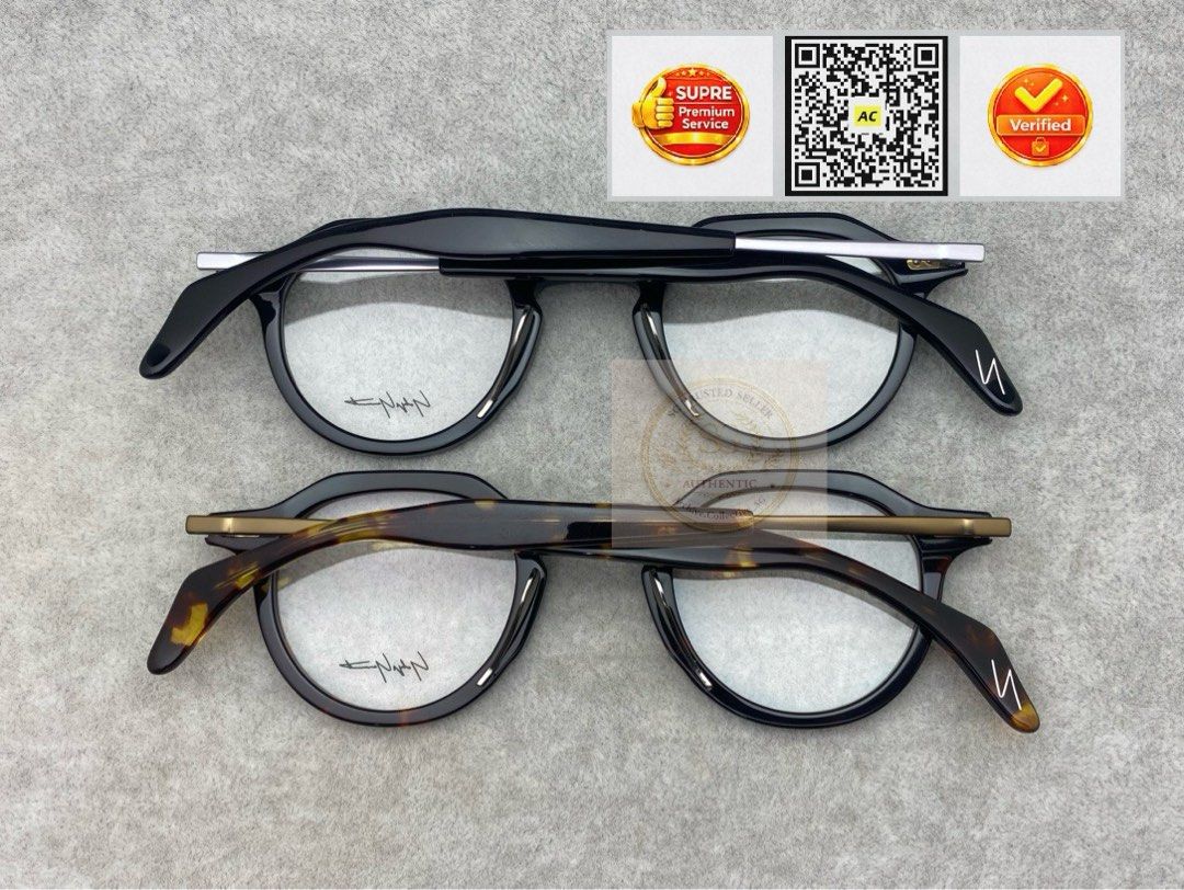 ✧✧ Yohji Yamamoto Eyewear Optical Glasses / Sunglasses / Spectacle / Spectacles — Unisex | Woman | Man •Colour variations available •Authentic •Model: 19-0069-1 •Size: 44-26-145 mm (Category: Sunglasses & Eyewear) located in Singapore. Submitted by archive.collective_sg (Listing ID 1421651469, Image 2). Description: ✅Personalised ( Prescription ) Lens Service To ensure both comfort and clarity, frames can be professionally fitted with lenses suit