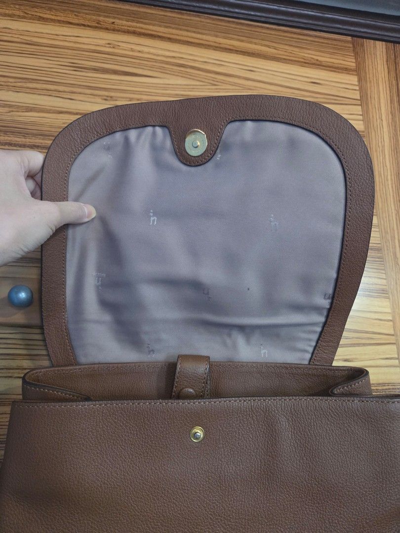 Backpack (Category: Shoulder Bags) located in Singapore. Submitted by oouyo (Listing ID 1421683070, Image 3). Description: small black dot in the inner part of bag. (black pen ink). The bag is quite heavy. Good condition..