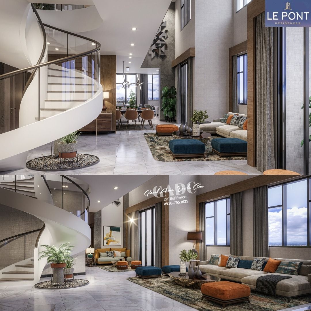 Bi-Level Loft 4BR Penthouse Condo for sale in Pasig at Le Pont ...