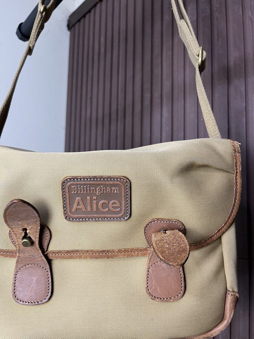 Billingham Canvas Camera Sling Bag (Category: Sling Bags) located in Cabanatuan. Submitted by cabsygoods (Listing ID 1421688467, Image 2). Description: Billingham Canvas Camera Sling Bag Very good condition Issue sign of usage Color rate 9/10 Still presentable Dm to purchase! 📩.