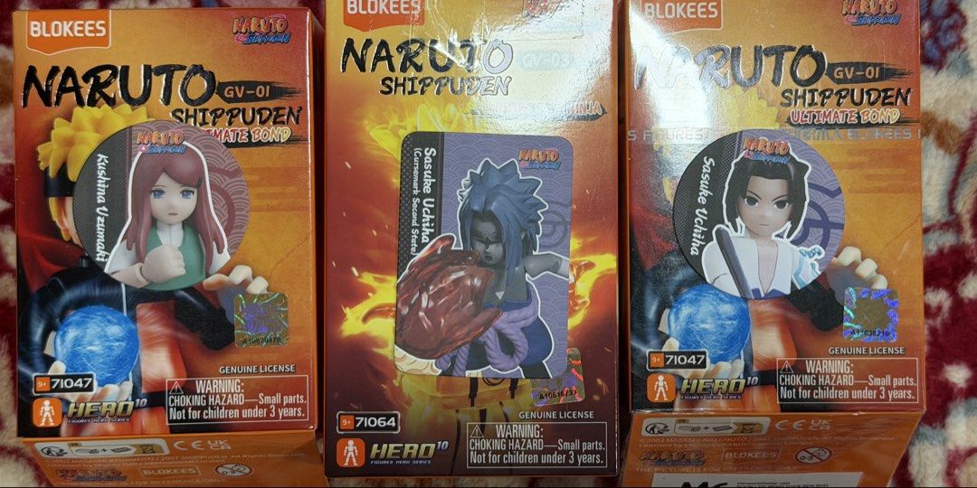 Blokees Naruto (3 boxes), Hobbies & Toys, Toys & Games on Carousell