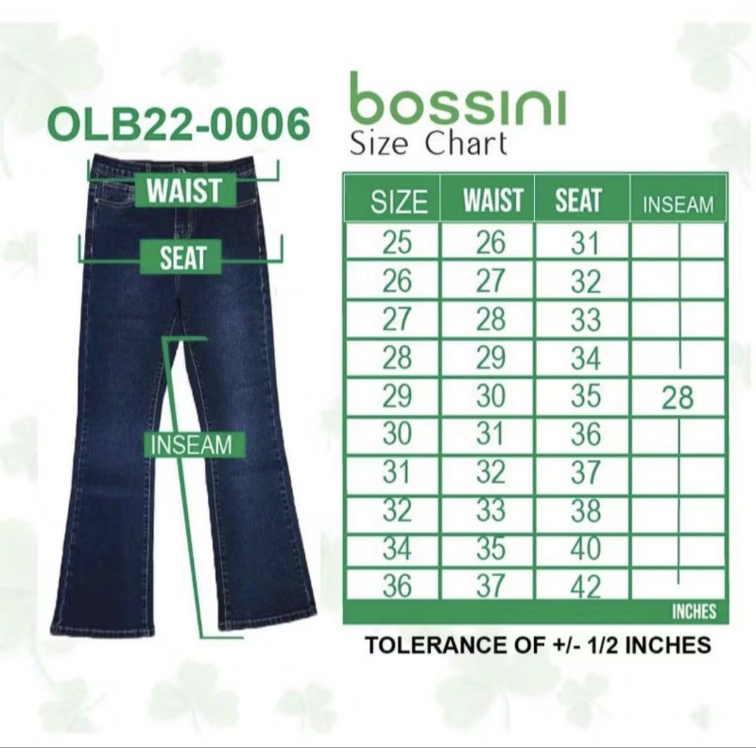 Bossini Denim High Waist Flared Jeans (Category: Jeans) located in Cavite. Submitted by mcxmcxmc (Listing ID 1421661907, Image 2). Description: - Bossini Denim High Waist Flared Jeans - Size: 36, stretchable - Material: Dark blue denim.