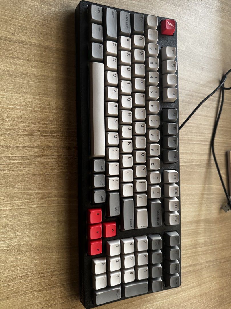 Custom Mechanical Keyboard - Black and Grey, Computers & Tech, Parts ...