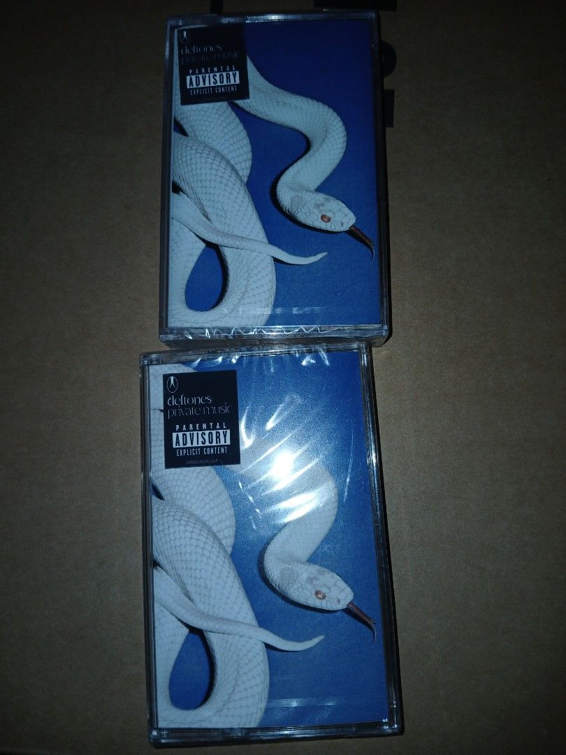 Deftones cassette (Category: CDs & DVDs) located in Pili. Submitted by marktoraldo (Listing ID 1421622543, Image 1). Description: 1200 Each. sealed. add shipping fee Gcash payment. fixed price.
