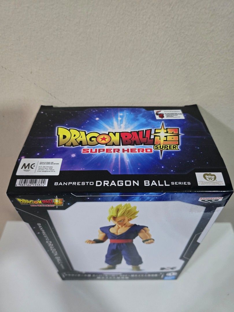 Dragon ball super Son Gohan figure banpresto bandai (Category: Toy Figures) located in Singapore. Submitted by cynx.l (Listing ID 1421779701, Image 2). Description: Banpresto Bandai anime Dragon ball Super super saiyan Son Gohan figure Brand new in box Note: Outer box may have minor scratches, but figure is brand new, never opened.