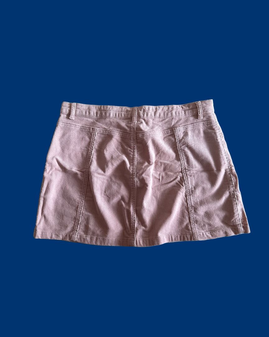 Forever 21 Corduroy Mini Skirt (Category: Skirts) located in Muntinlupa City. Submitted by mmorjo (Listing ID 1421714550, Image 2). Description: - Forever 21 mini skirt - Corduroy fabric - Light pink color - Size 31 - Button-down front - Classic design - Dress up or down.