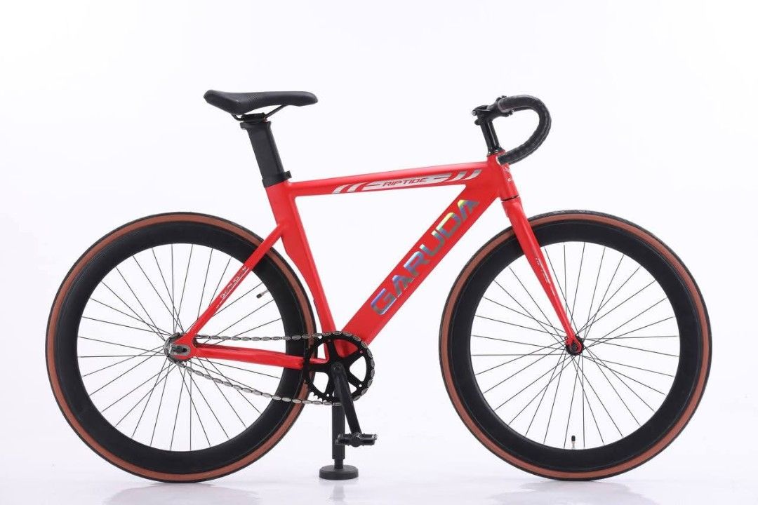 Garuda Riptide Fixed Gear Bike Bicycle Alloy Smooth Weld (Category: Bicycles) located in Manila. Submitted by adrianigna53199 (Listing ID 1421625806, Image 2). Description: 🌊 Garuda Riptide Fixed Gear Bicycle Alloy— lakas ng alon, linis ng porma. Minty fresh, sleek ang setup, built to ride walang atrasan. (PRE-ORDER BASIS ONLY) (PRE-ORDER BASIS ONLY) ✓✓ Deposit Requirement: A 80% deposit is standard to confirm an order, with the remaining 20% du