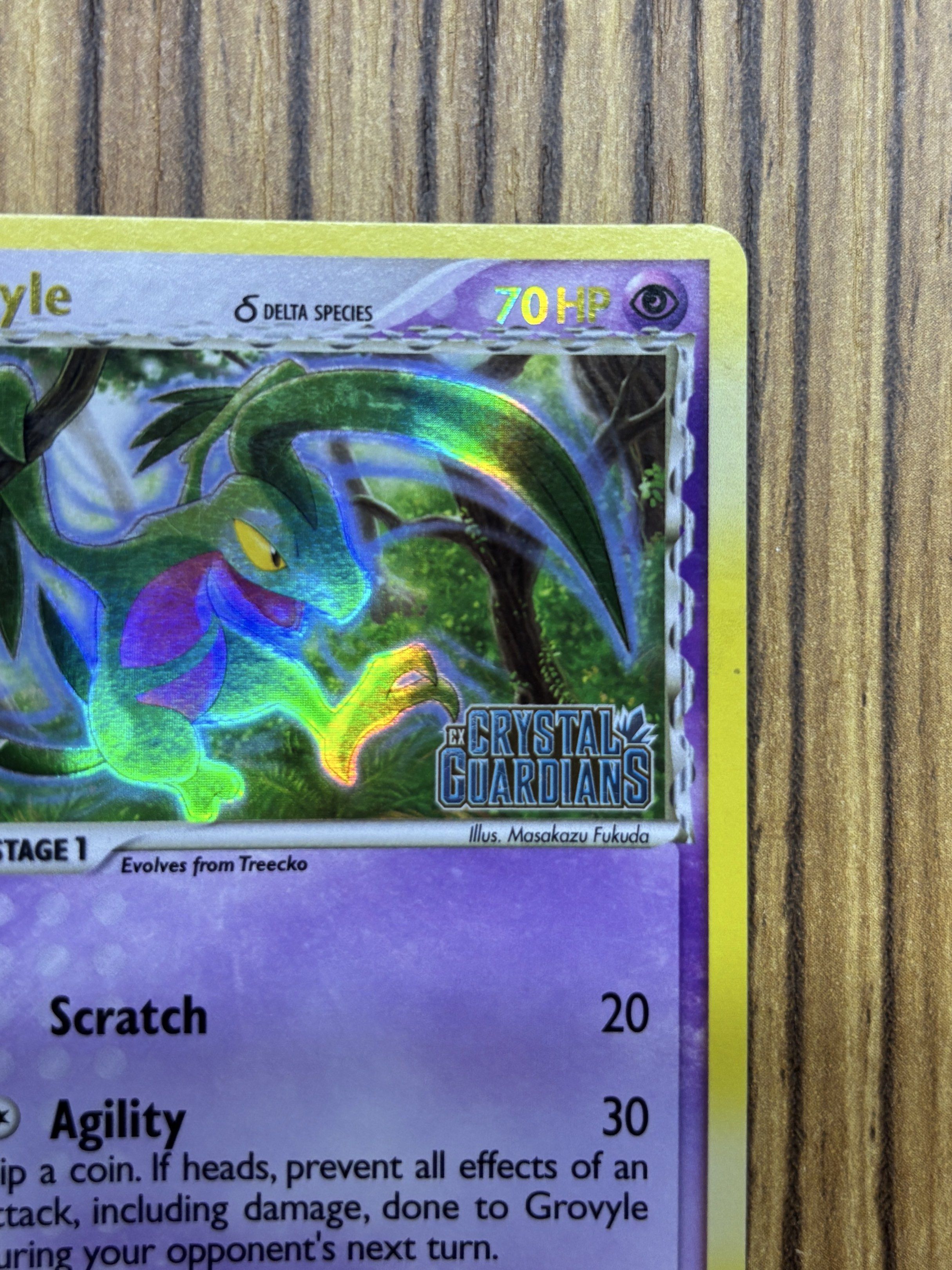 Grovyle Delta Species Reverse Holo Ex Crystal Guardians Stamped TCG Pokemon  Cards Vintage, Hobbies & Toys, Toys & Games on Carousell