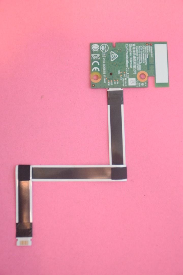 WiFi Module MSB54_MB_V1.00 for DEVANT 43UHD204 (Category: Electrical, Adaptors & Sockets) located in Caloocan City. Submitted by zinguscooks (Listing ID 1421718047, Image 3). Description: MW510 M5B54_MB_V1.00 204-B00515 Wireless / Wifi Module. The module also has a sticker with the model number TX7W30U51T..
