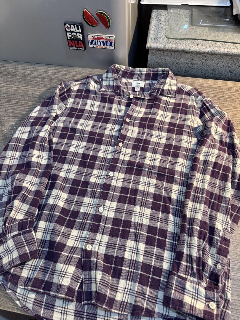 H&M Plaid Long Sleeve Shirt (Category: Tshirts & Polo Shirts ) located in Caloocan City. Submitted by dhonv (Listing ID 1421681341, Image 1). Description: - M - H&M - Dm for dimes.
