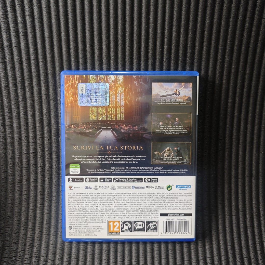 Hogwarts Legacy PS5 Game (Category: PlayStation) located in Quezon City. Submitted by shopme_gadget30 (Listing ID 1421672404, Image 3). Description: kindly read the details first for sale fixed price mint condition tested and working with Case and disc game with manuals compatible to ps5 eur region Shoopppppeee —,✅ can check out pm for the linnnkkk (If shoopppee check out, price is higher because of shooppppeee deduction qc area meet up: sm north