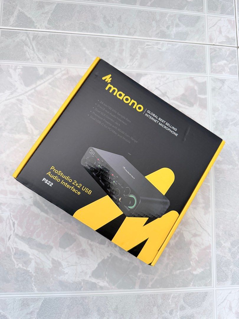 Maono PS22 ProStudio 2x2 USB Audio Interface65561391828737111