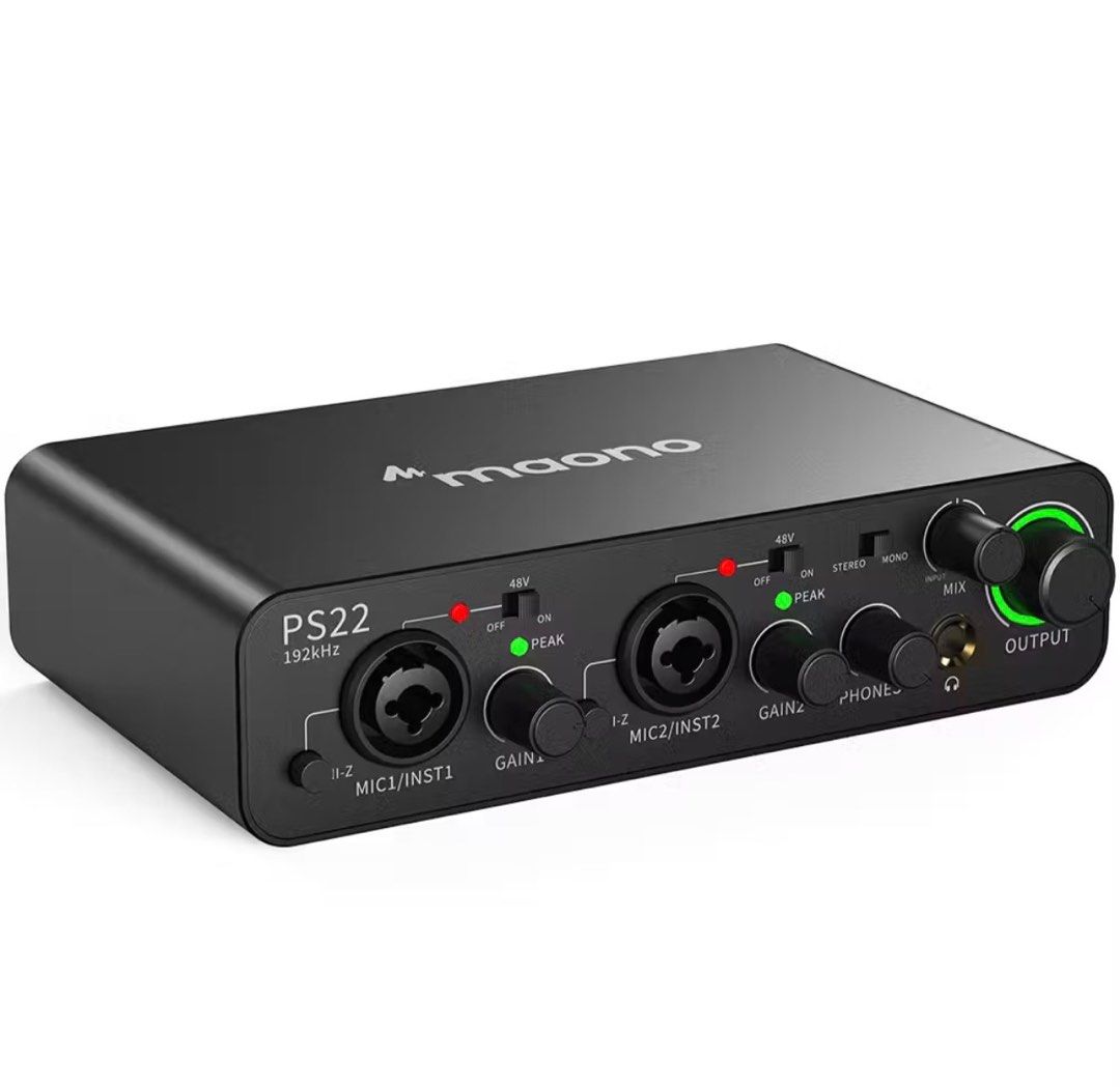 Maono PS22 ProStudio 2x2 USB Audio Interface