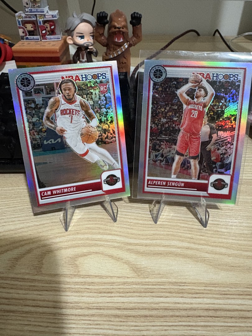 NBA Hoops Rockets Cam Whitmore & Alperen Sengun Cards, Hobbies & Toys ...