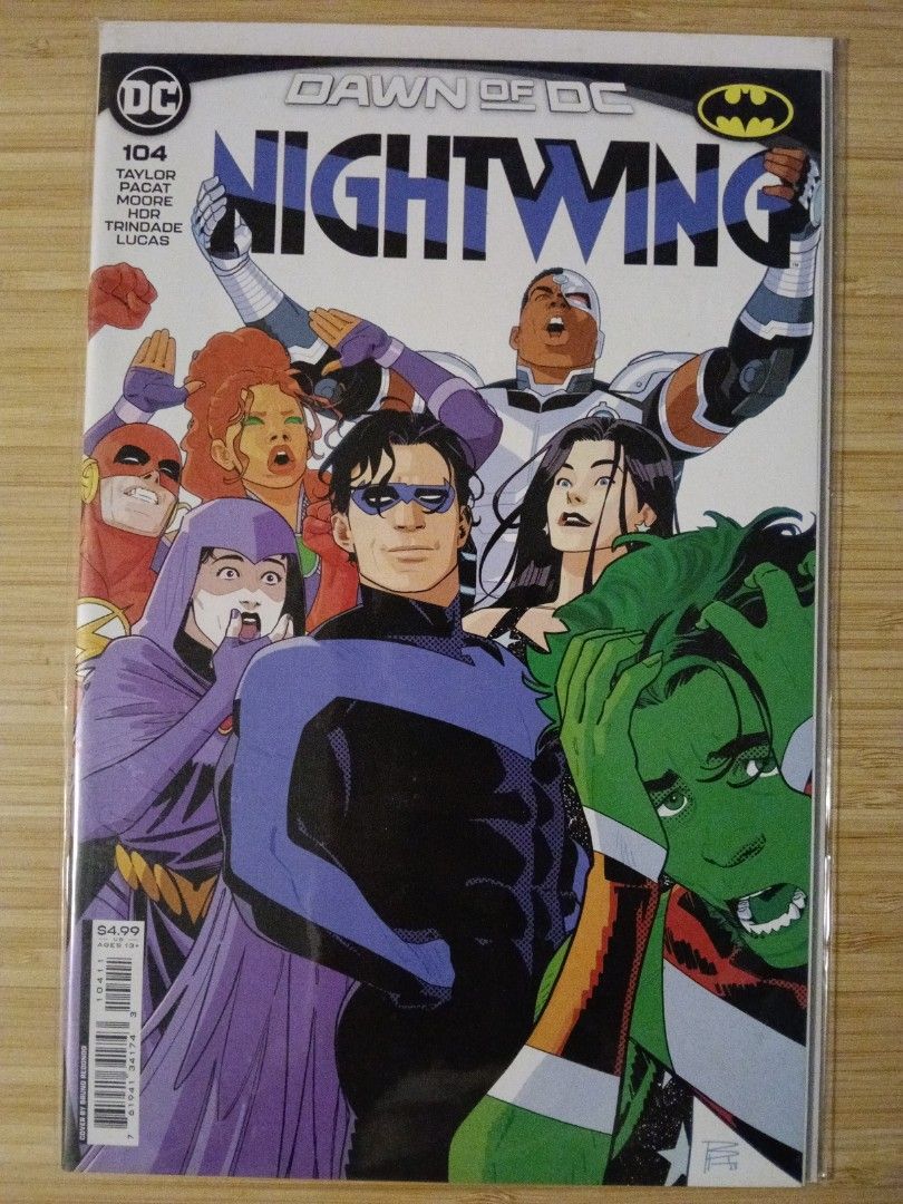 Nightwing #104 (Category: Comics & Manga) located in Taguig. Submitted by bry_chua (Listing ID 1421635516, Image 1). Description: - Last price posted - Bagged and boarded Location: Taguig MOP: G-Cash, Maya, or Bank Transfer MOD: Lalamove, Grab, LBC, J&T Buyer will shoulder delivery fee.