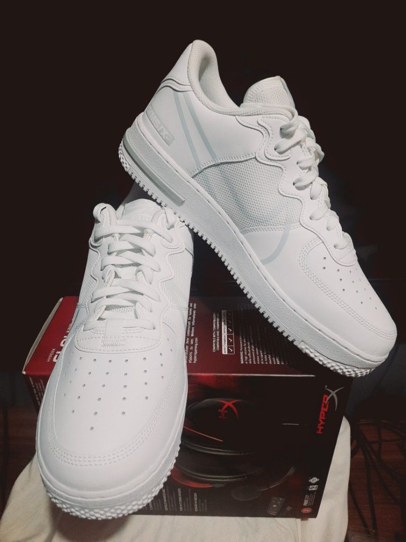 SUMMER SALE! Nike Air Force 1 React white Size US 12 (Category: Sneakers) located in Paranaque City. Submitted by b_spilner (Listing ID 1421780780, Image 1). Description: -100% bnew and original -from USA -no box -money back if proven fake -Size Men's US 12 -buyer pays for shipping.