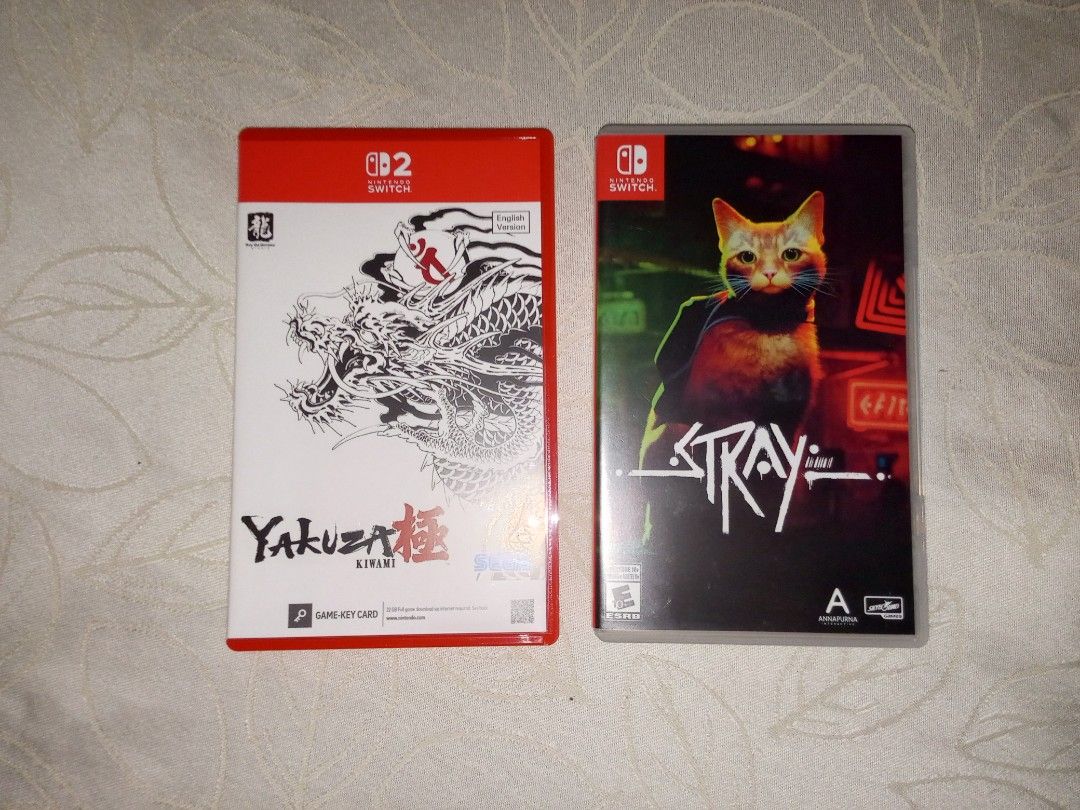 Nintendo switch games (yakuza & stray (Category: Nintendo) located in Manila. Submitted by christine031125 (Listing ID 1421785095, Image 1). Description: SWITCH GAMES FOR SALE (LOCATION: DAVAO) I only bought It a few weeks ago, still good as new, no scratches or anything. (price negotiable) PM IF INTERESTED OR IF YOU HAVE QUESTIONS.
