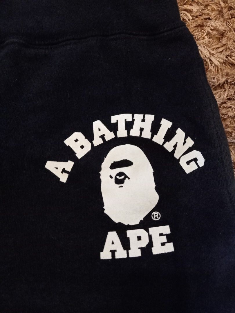 Original bape jogger pants for men (Category: Joggers) located in Binmaley. Submitted by fashionluxury058 (Listing ID 1421639053, Image 3). Description: original bape jogger pants for men in very good condition size: 34 to 36 men color black.