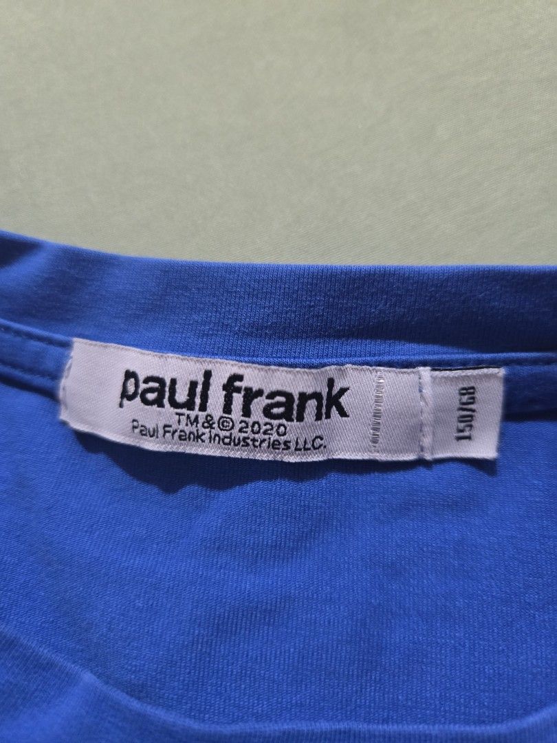 Paul Frank Blue Monkey T-shirt (Category: Shirts) located in Makati City. Submitted by abcd2020. (Listing ID 1421718695, Image 3). Description: - Paul Frank T-shirt - Size: 89/051 - Iconic monkey design - Color: Vibrant blue - Style: Crew neck, short sleeves - Brand: Paul Frank Industries LLC.