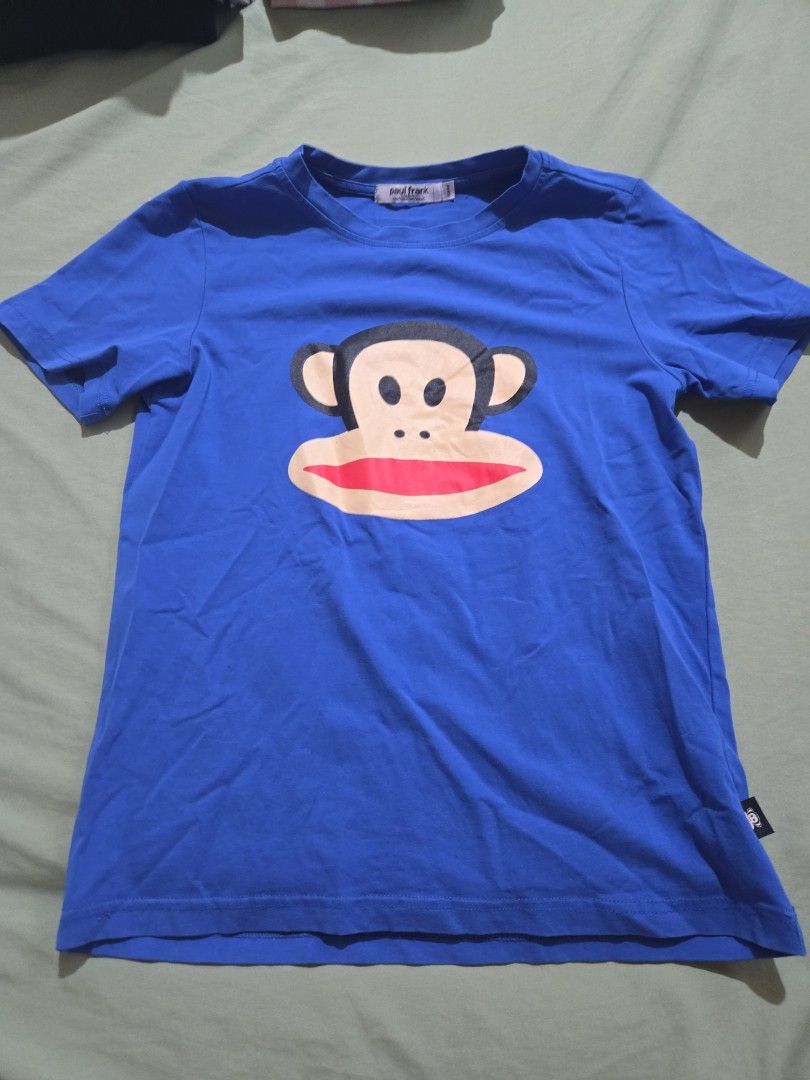 Paul Frank Blue Monkey T-shirt (Category: Shirts) located in Makati City. Submitted by abcd2020. (Listing ID 1421718695, Image 1). Description: - Paul Frank T-shirt - Size: 89/051 - Iconic monkey design - Color: Vibrant blue - Style: Crew neck, short sleeves - Brand: Paul Frank Industries LLC.