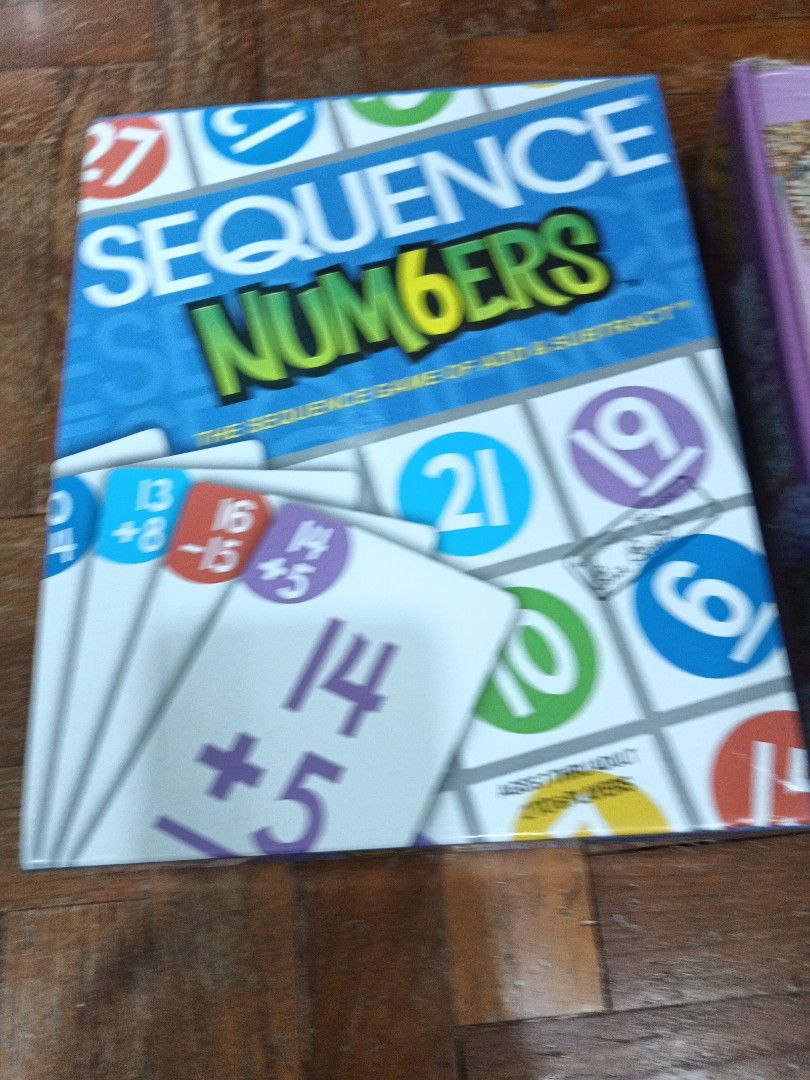Sequence Numbers & 6 Calculating Games, Hobbies & Toys, Toys & Games on ...