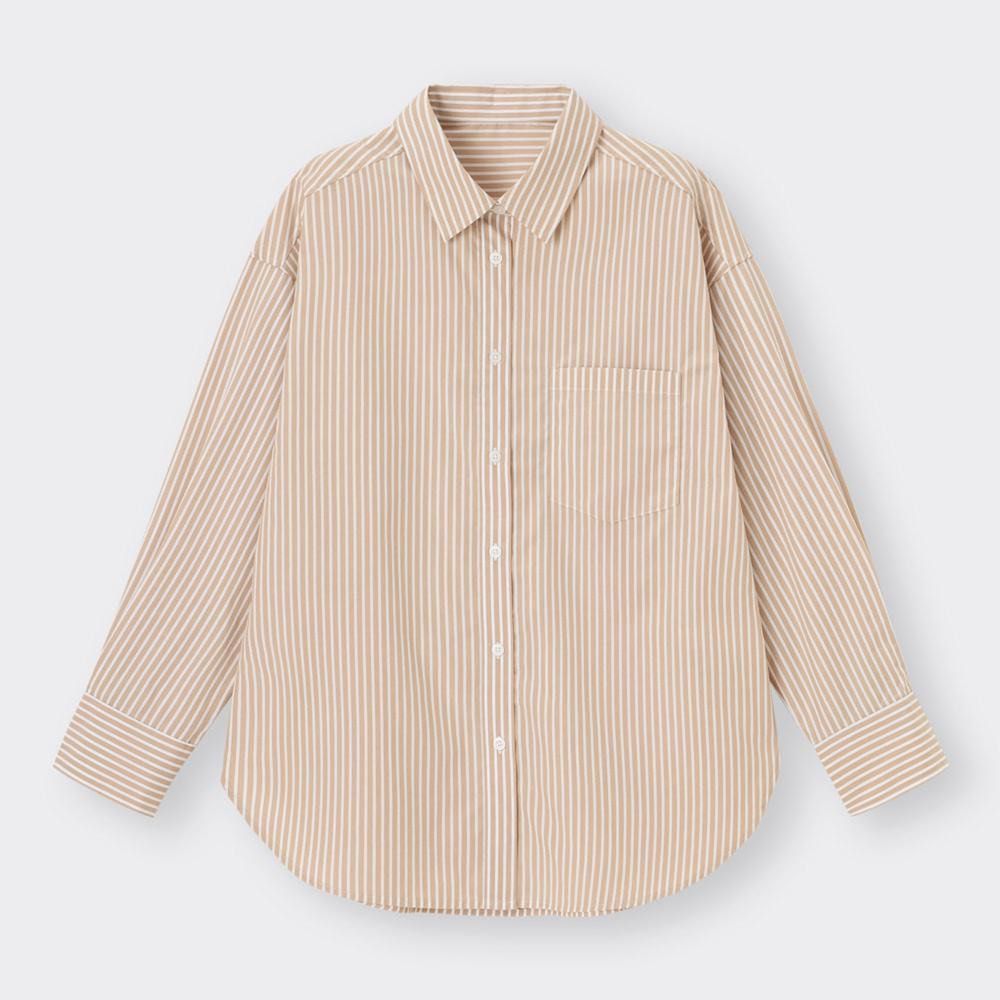 Striped Button-Down Shirt - Size M (Category: Shirts) located in Manila. Submitted by mctrl (Listing ID 1421740664, Image 2). Description: Unused GU - no tag Oversized striped button-down shirt Size: Medium Original Price: 1,290 .