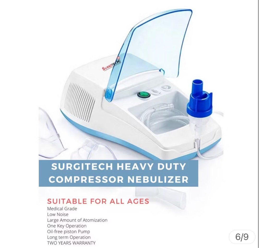Surgitech Heavy Duty Compressor Nebulizer (Category: Medical Supplies & Tools) located in General Trias. Submitted by jc1604 (Listing ID 1421628429, Image 2). Description: ￼Surgitech Heavy Duty Compressor Nebulizer.