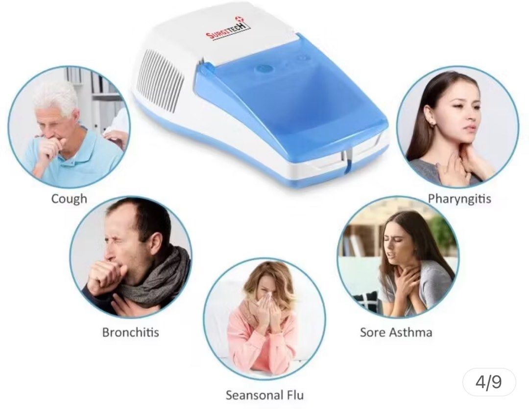 Surgitech Heavy Duty Compressor Nebulizer (Category: Medical Supplies & Tools) located in General Trias. Submitted by jc1604 (Listing ID 1421628429, Image 3). Description: ￼Surgitech Heavy Duty Compressor Nebulizer.